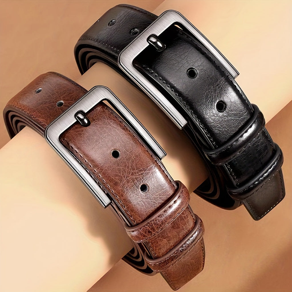 Ceinture à Boucle Classique en Cuir pour Homme Jacques — visuel 3