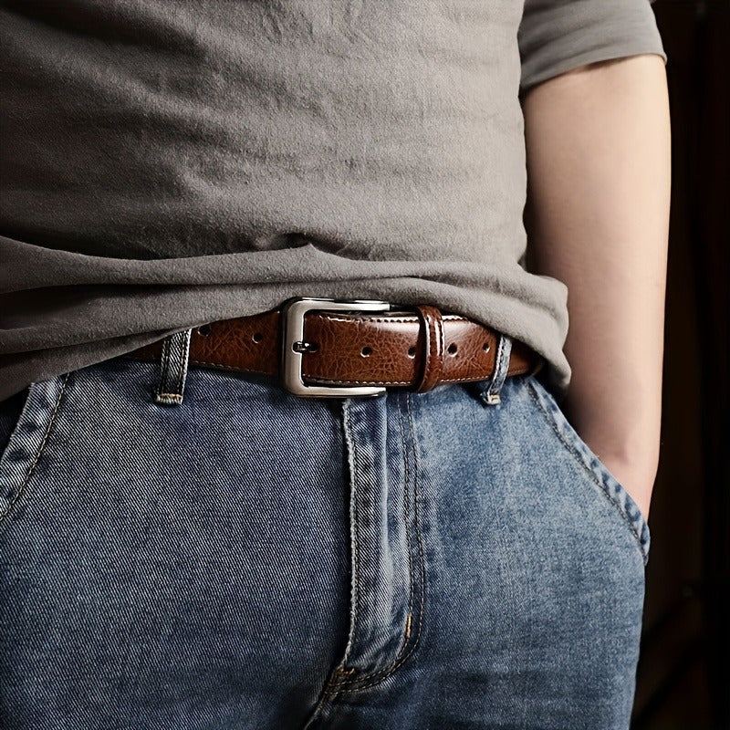 Ceinture à Boucle Classique en Cuir pour Homme Jacques — visuel 9