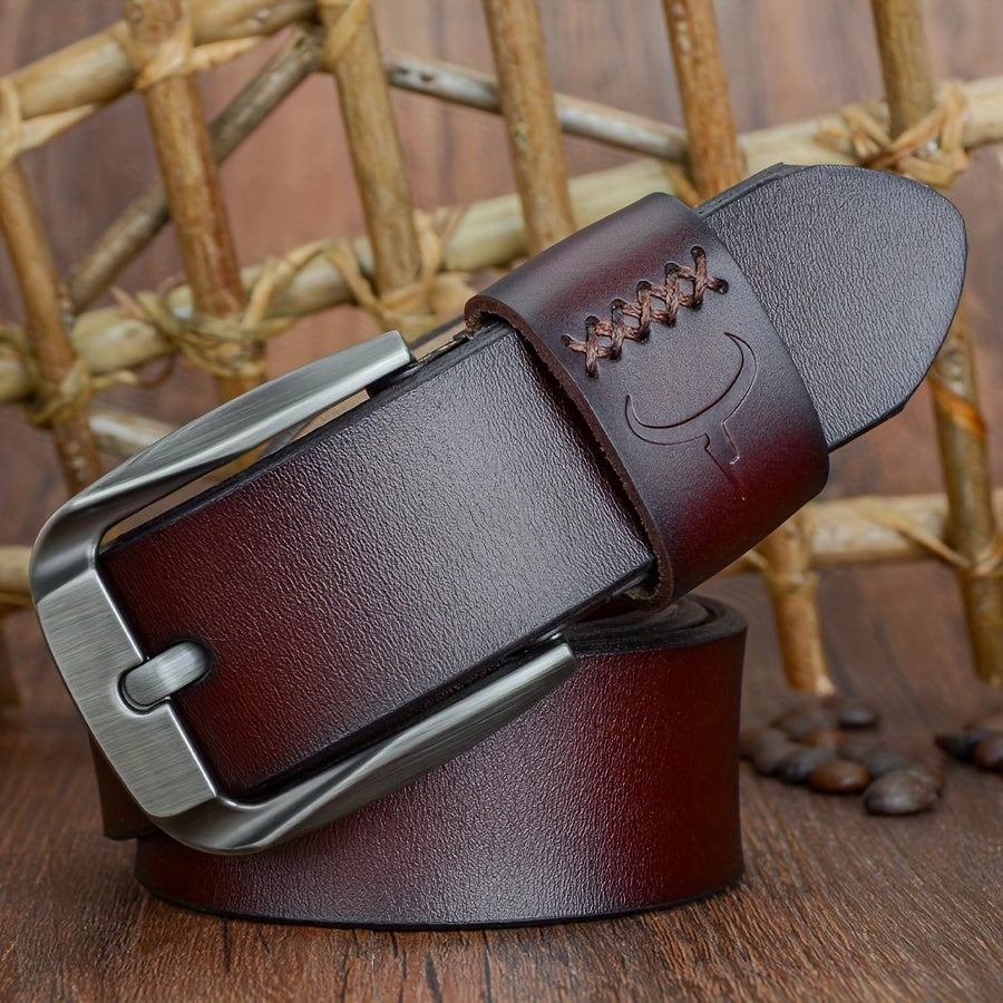 Ceinture à Boucle Classique en Cuir pour Homme Kilian — visuel 10