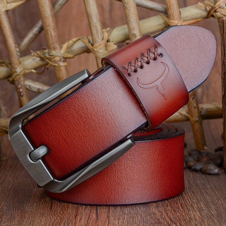 Ceinture à Boucle Classique en Cuir pour Homme Kilian — visuel 4