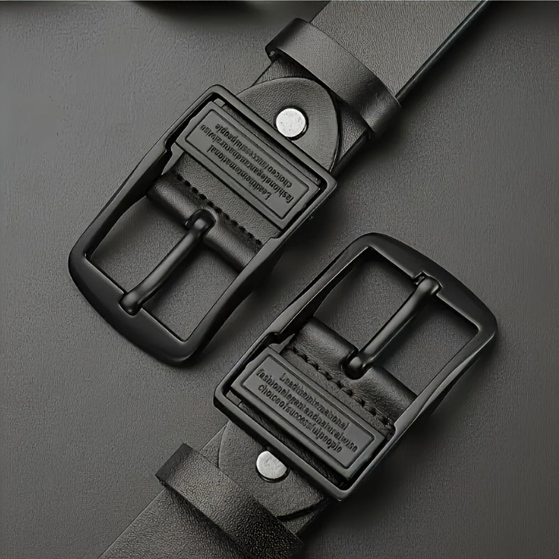 Ceinture à Boucle Classique en Cuir pour Homme Maxence — visuel 7
