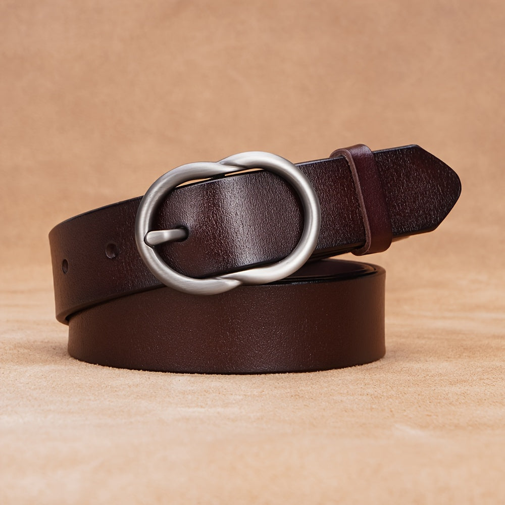 Ceinture à Boucle Classique en Cuir pour Homme Thibault — visuel 2