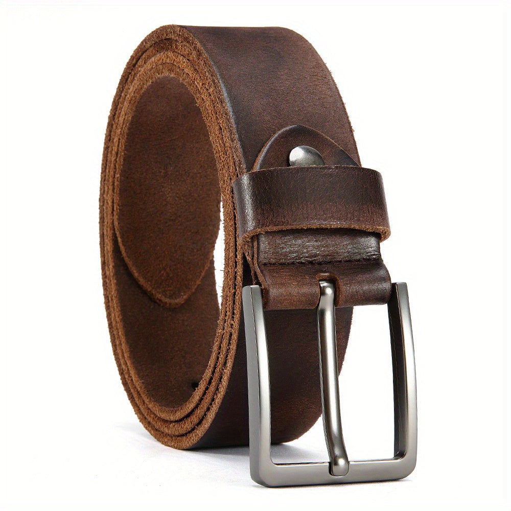 Ceinture à Boucle Classique en Cuir pour Homme Urbain — visuel 2