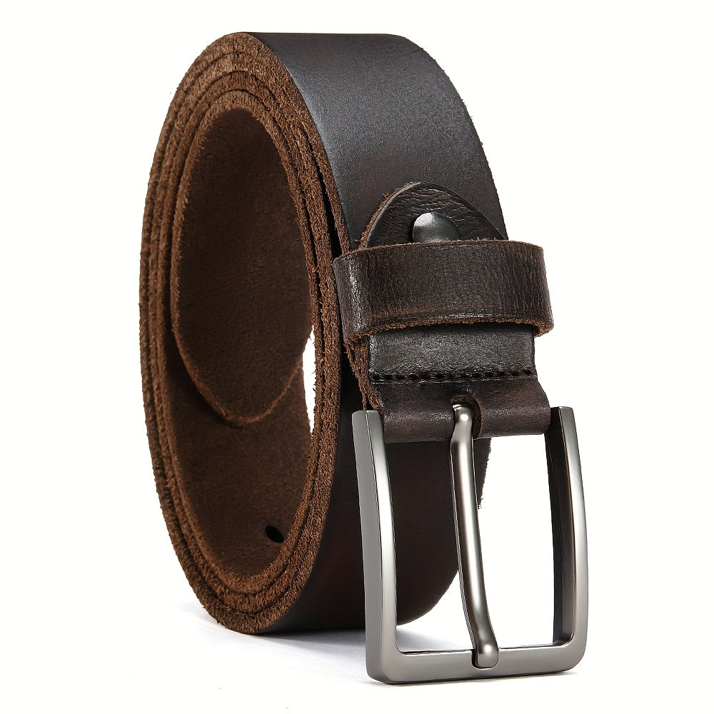 Ceinture à Boucle Classique en Cuir pour Homme Urbain — visuel 4