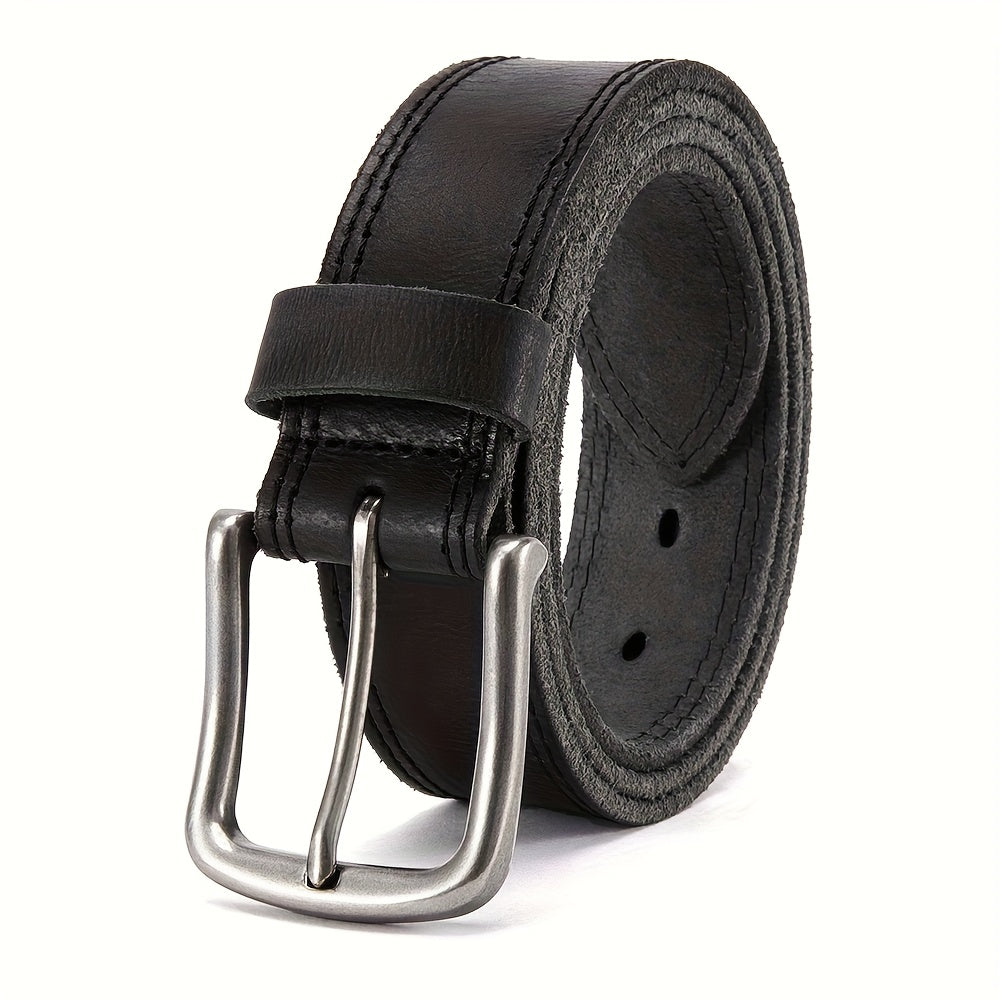 Ceinture à Boucle Classique en Cuir pour Homme Urbain — visuel 6