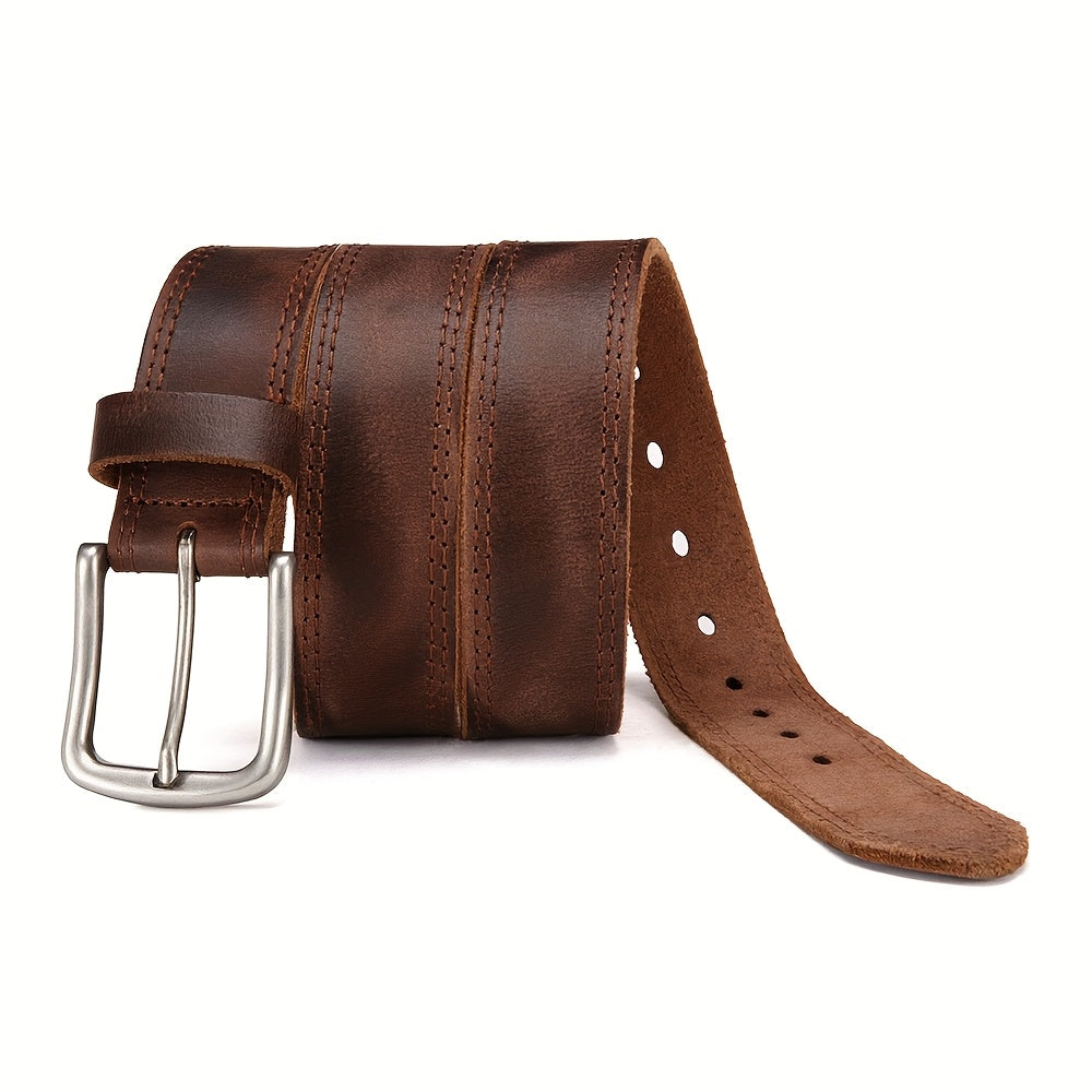 Ceinture à Boucle Classique en Cuir pour Homme Urbain — visuel 7