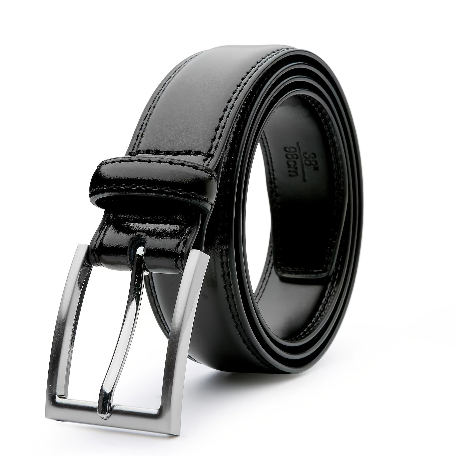 Ceinture à Boucle Classique en Cuir pour Homme Xavier — visuel 15