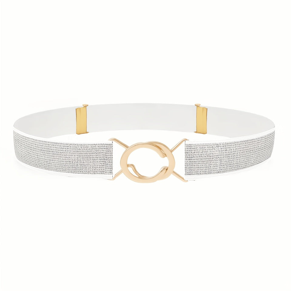Ceinture à Boucle Classique Élastique pour Femme Assise — visuel 11