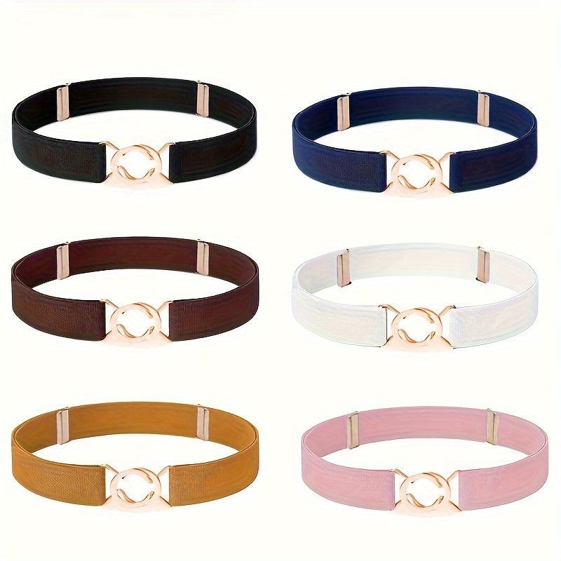 Ceinture à Boucle Classique Élastique pour Femme Assise — visuel 12