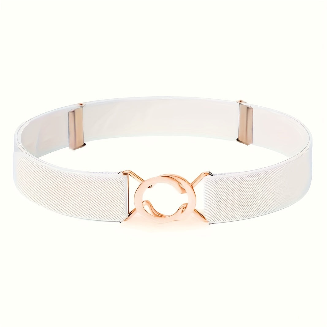 Ceinture à Boucle Classique Élastique pour Femme Assise — visuel 4
