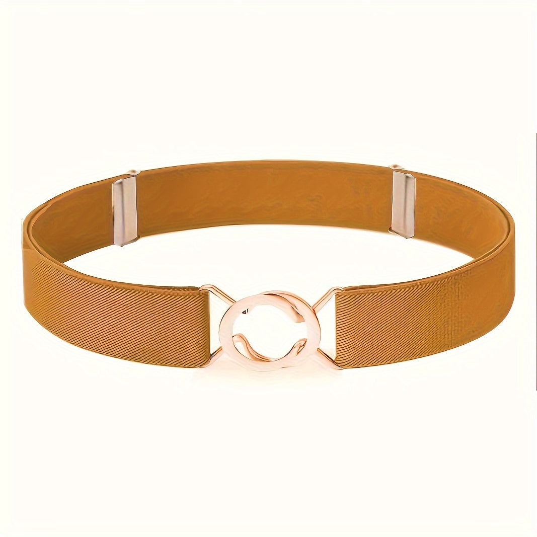 Ceinture à Boucle Classique Élastique pour Femme Assise — visuel 8