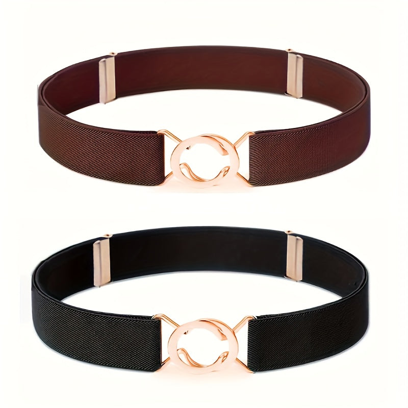 Ceinture à Boucle Classique Élastique pour Femme Sophie — visuel 12