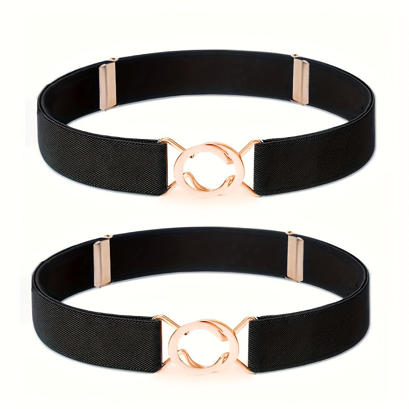 Ceinture à Boucle Classique Élastique pour Femme Sophie — visuel 5