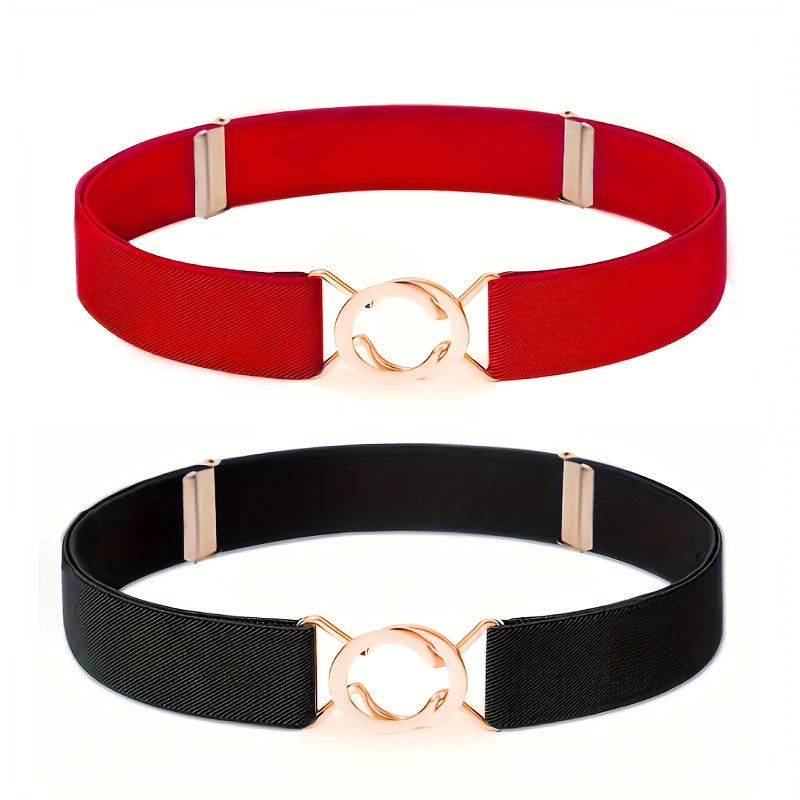 Ceinture à Boucle Classique Élastique pour Femme Sophie — visuel 8