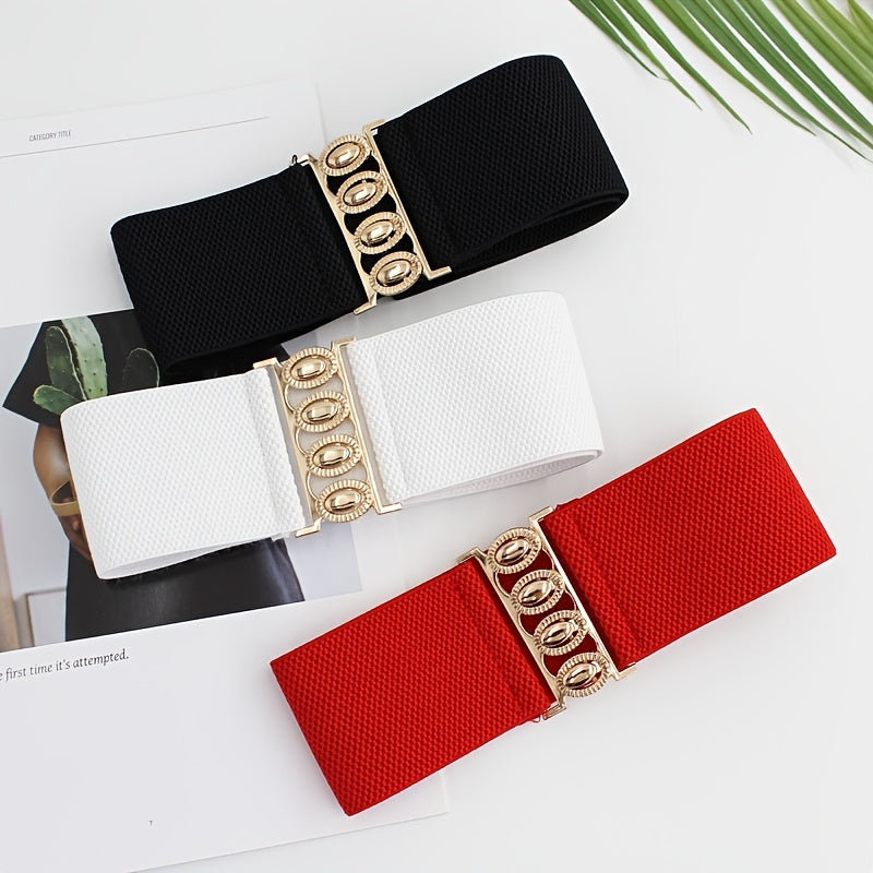 Ceinture à Boucle Classique Élastique pour Femme Vanessa — visuel 13