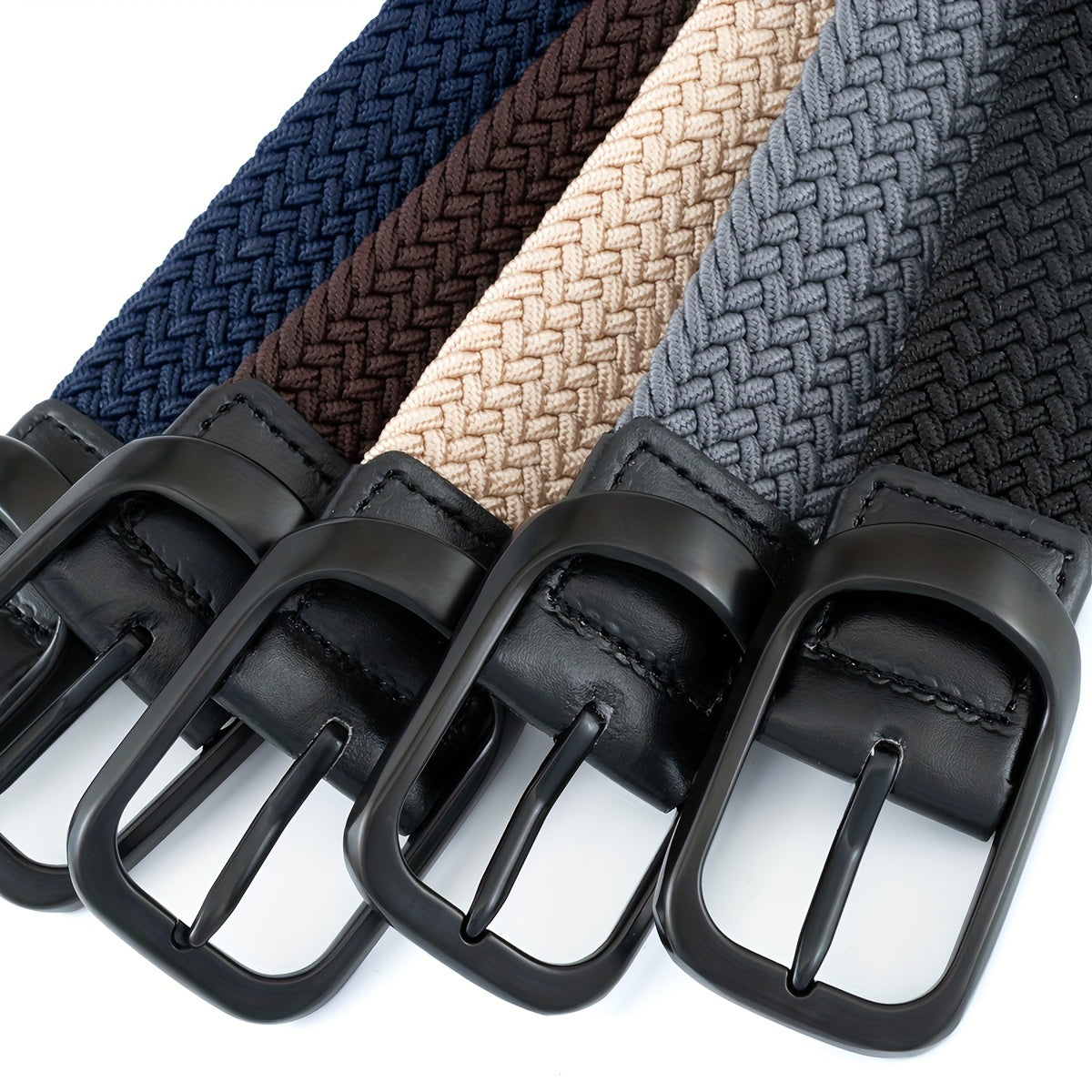 Ceinture à Boucle Classique Élastique pour Homme Simon — visuel 8