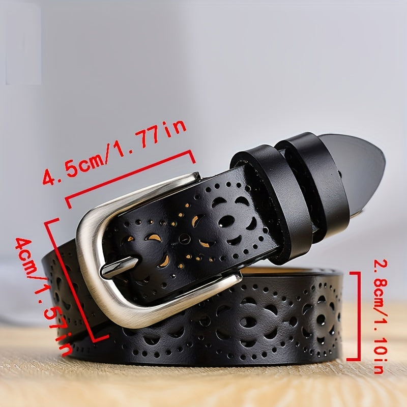 Ceinture à Boucle Classique en Simili Cuir pour Femme Augustine — visuel 8