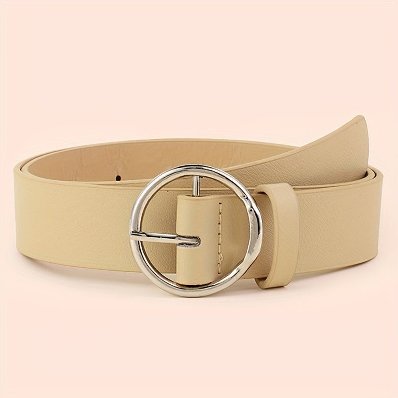 Ceinture à Boucle Classique en Simili Cuir pour Femme Dinard — visuel 3