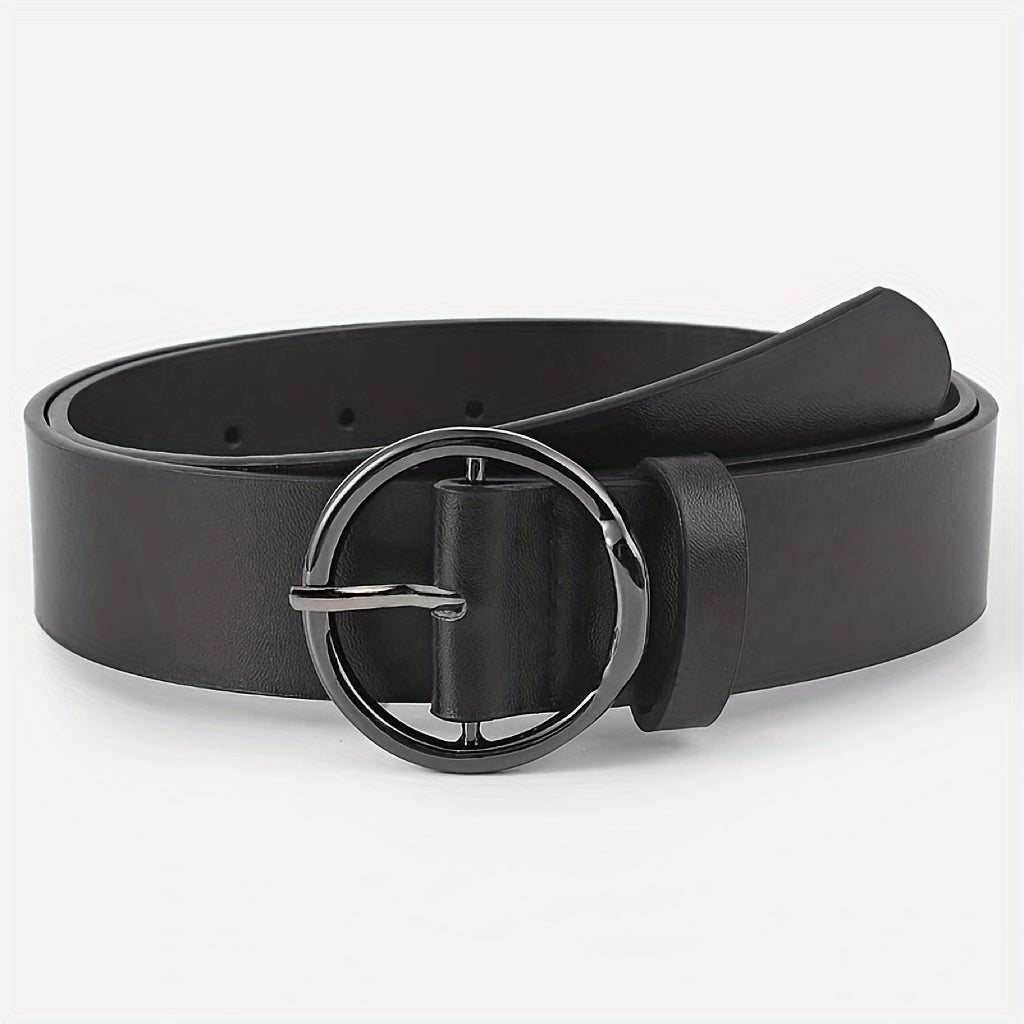 Ceinture à Boucle Classique en Simili Cuir pour Femme Dinard — visuel 7