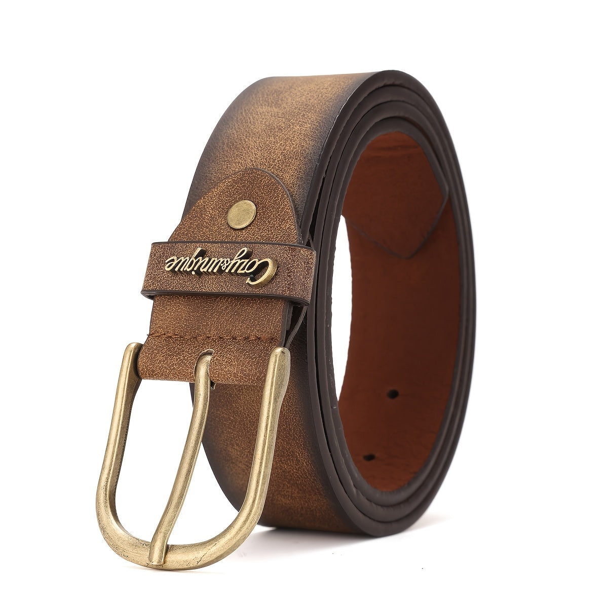 Ceinture à Boucle Classique en Simili Cuir pour Femme Eglantine — visuel 1