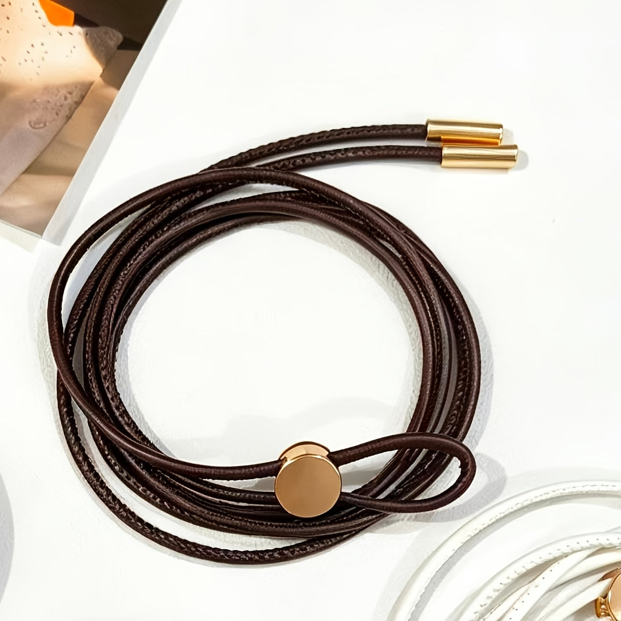 Ceinture à Boucle Classique en Simili Cuir pour Femme Erika — visuel 6