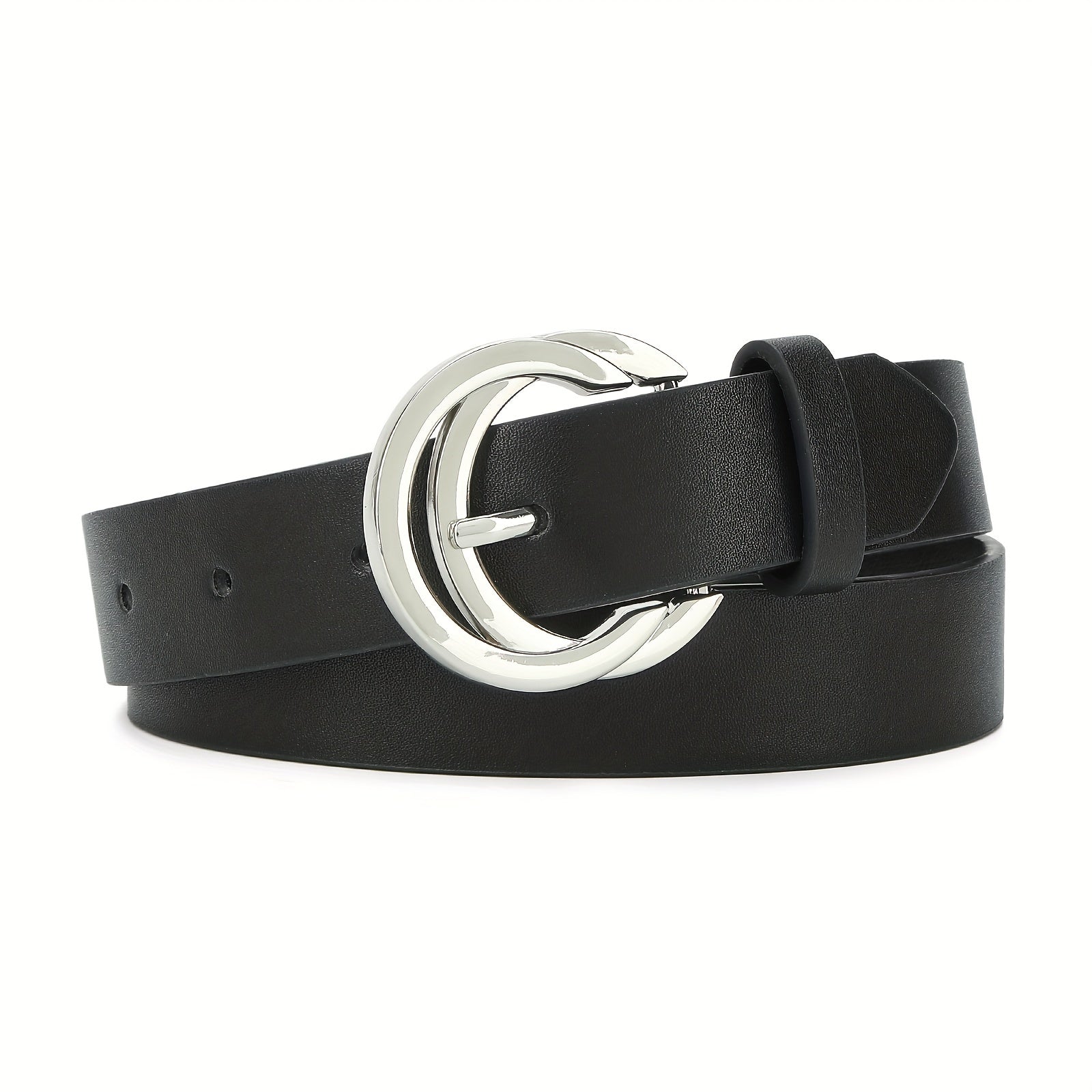 Ceinture à Boucle Classique en Simili Cuir pour Femme Faustine — visuel 12