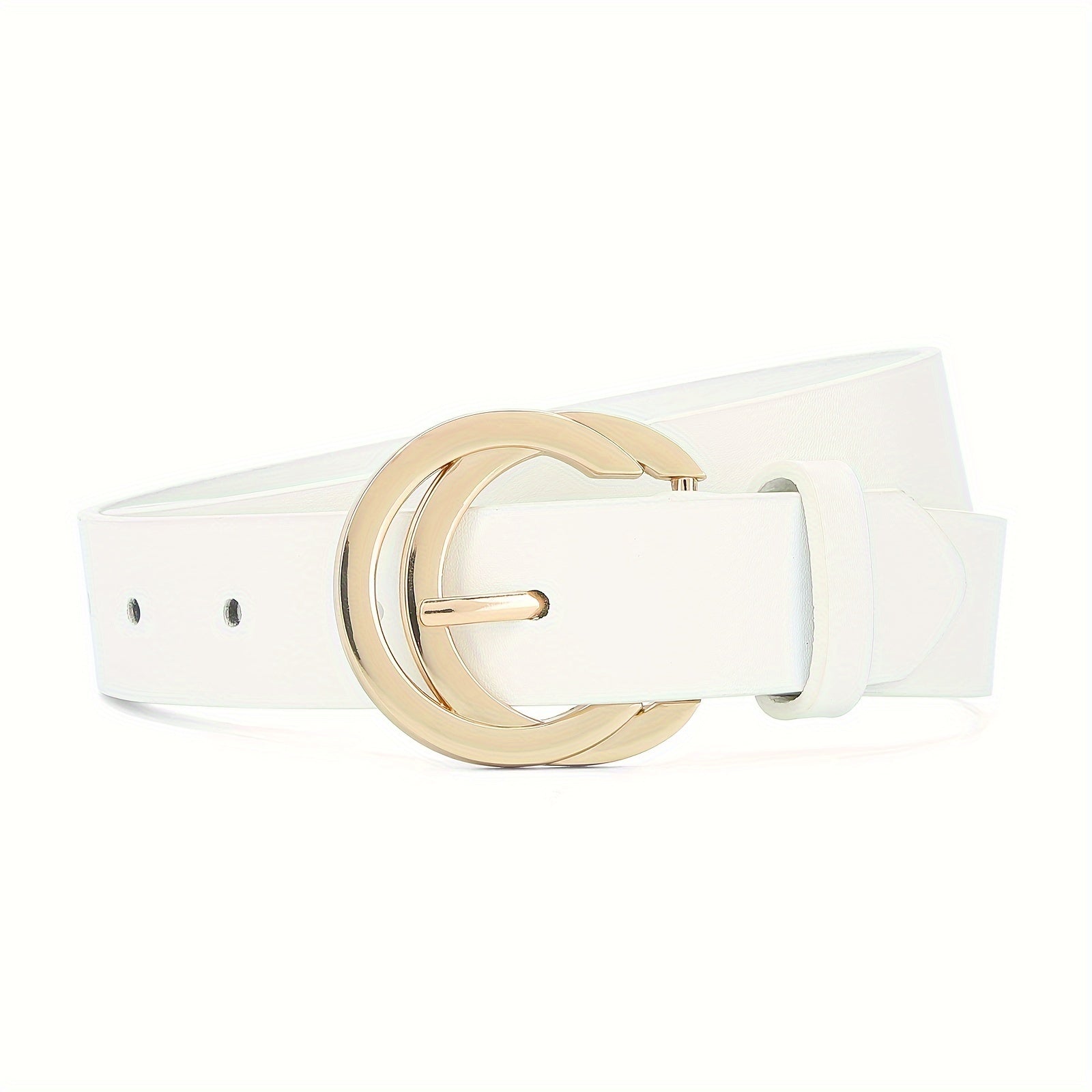 Ceinture à Boucle Classique en Simili Cuir pour Femme Faustine — visuel 5
