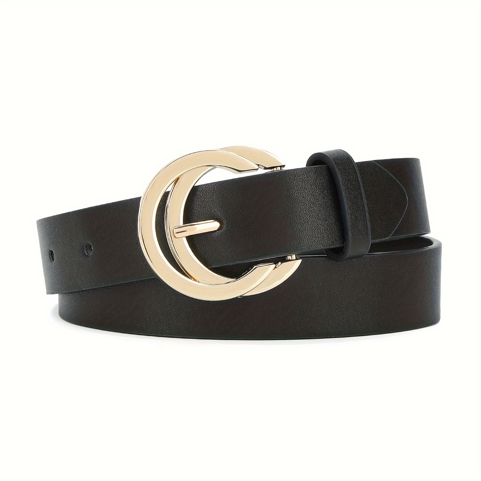 Ceinture à Boucle Classique en Simili Cuir pour Femme Faustine — visuel 9