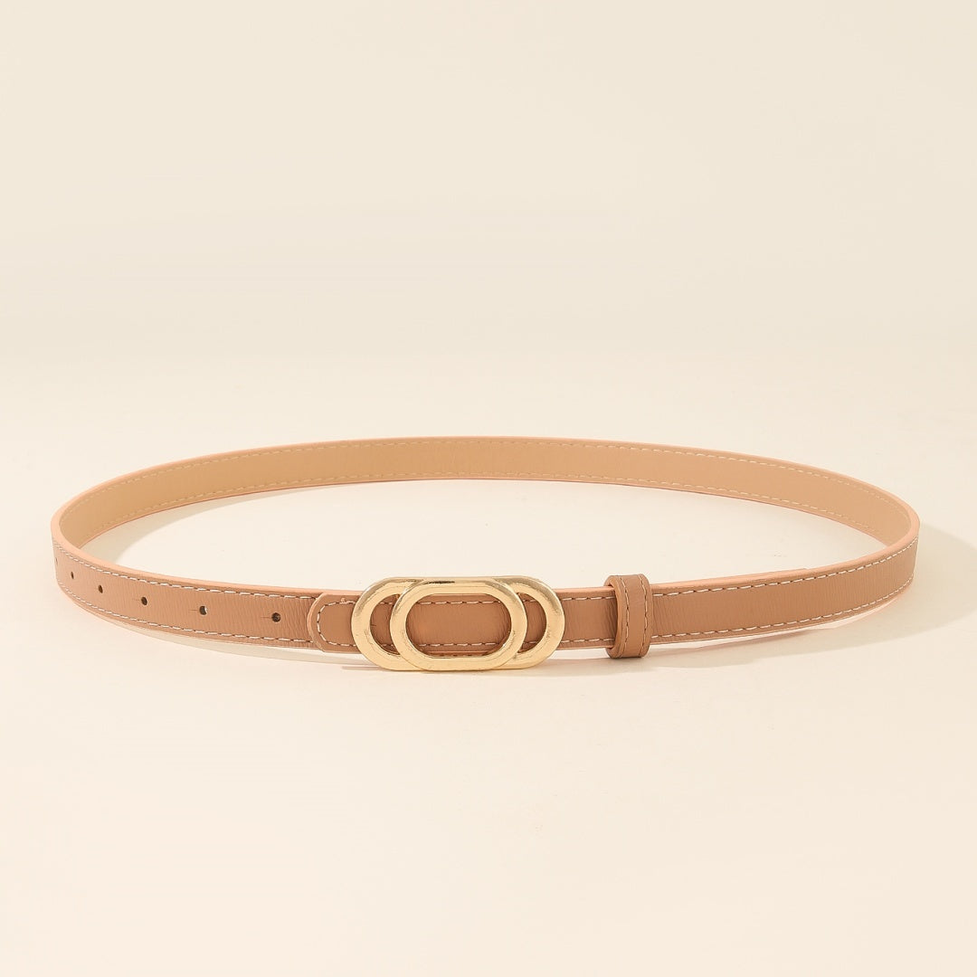 Ceinture à Boucle Classique en Simili Cuir pour Femme Genevieve — visuel 5