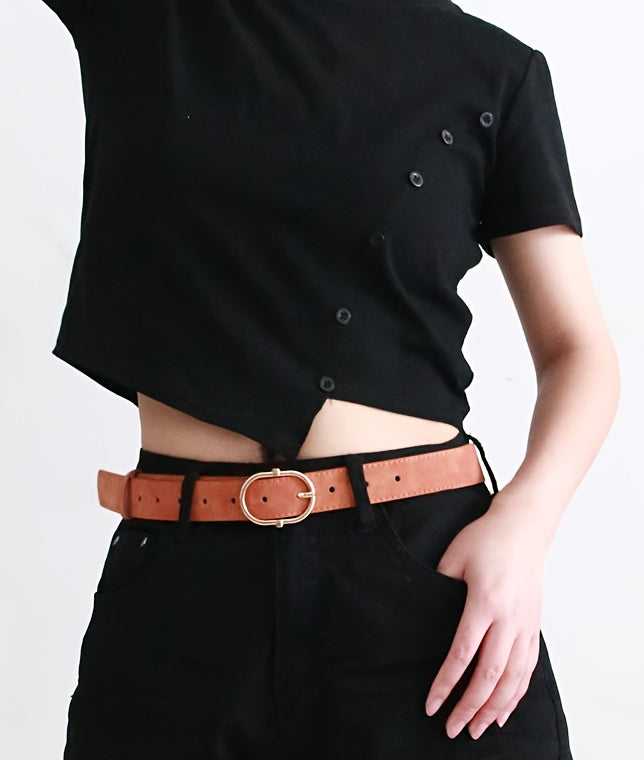 Ceinture à Boucle Classique en Simili Cuir pour Femme Mauricette — visuel 8