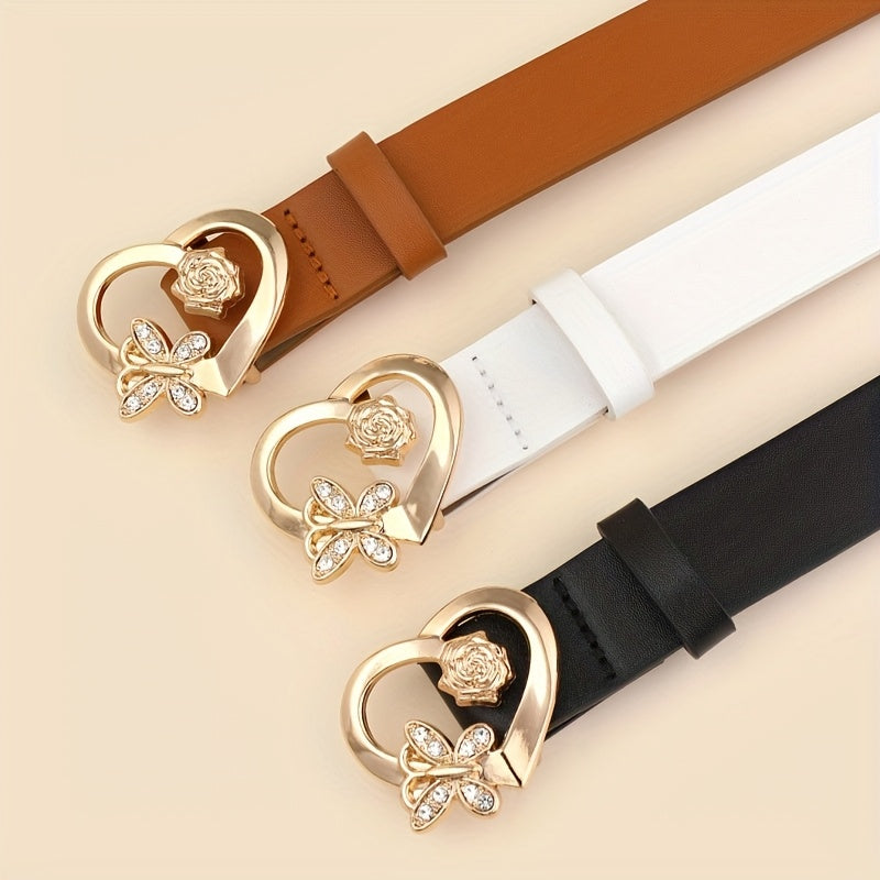 Ceinture à Boucle Classique en Simili Cuir pour Femme Oriane — visuel 4