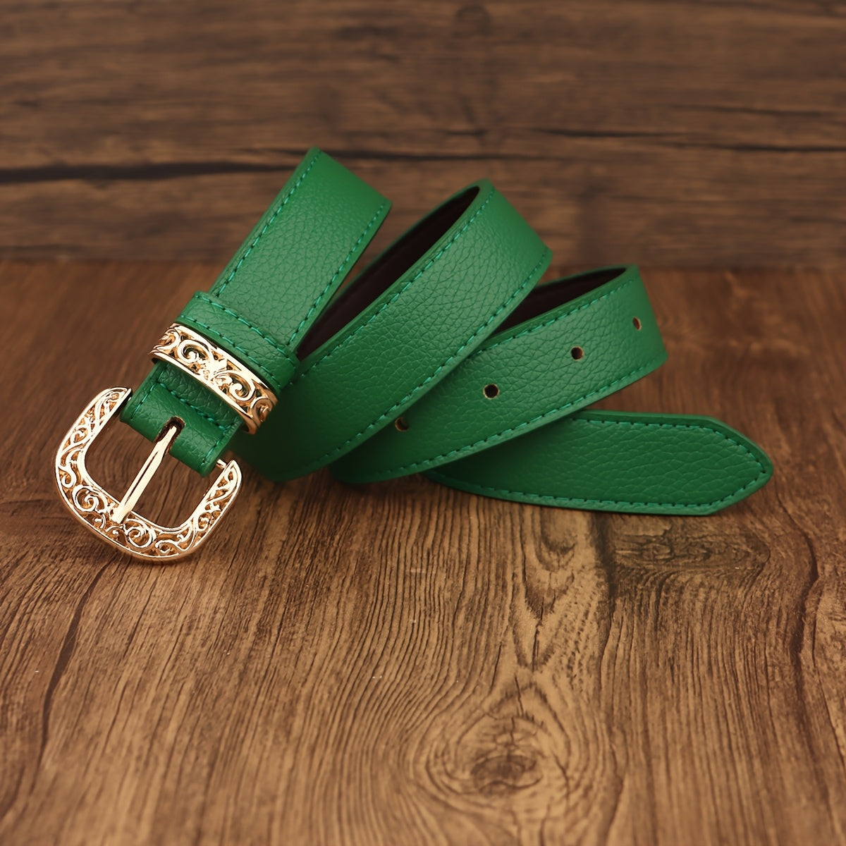 Ceinture à Boucle Classique en Simili Cuir pour Femme Rachel — visuel 5