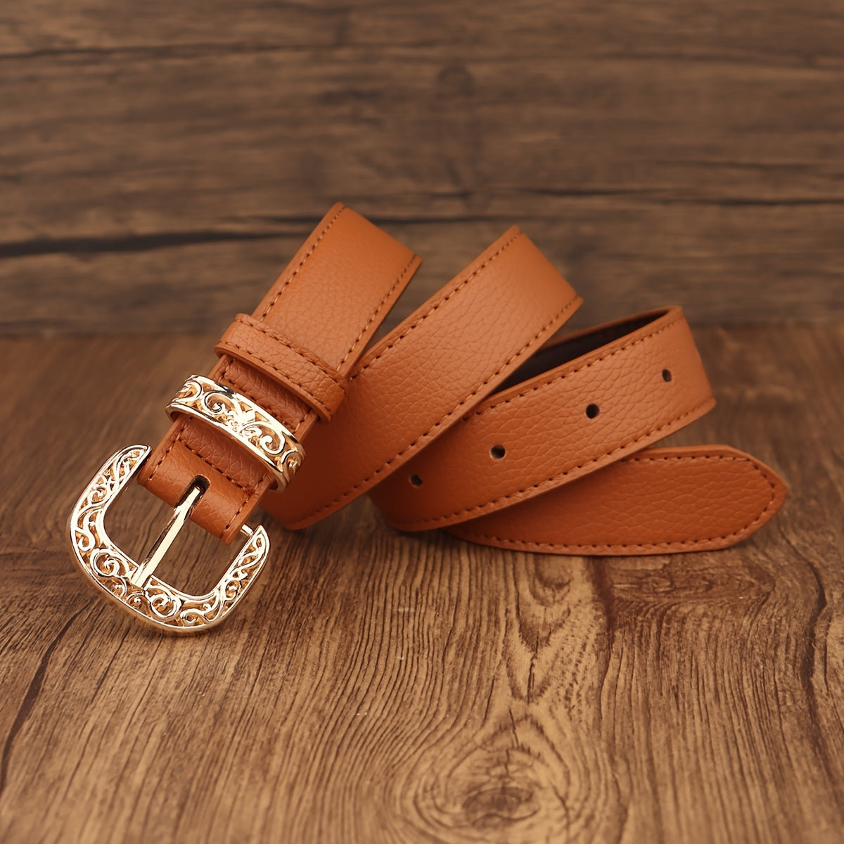 Ceinture à Boucle Classique en Simili Cuir pour Femme Rachel — visuel 6