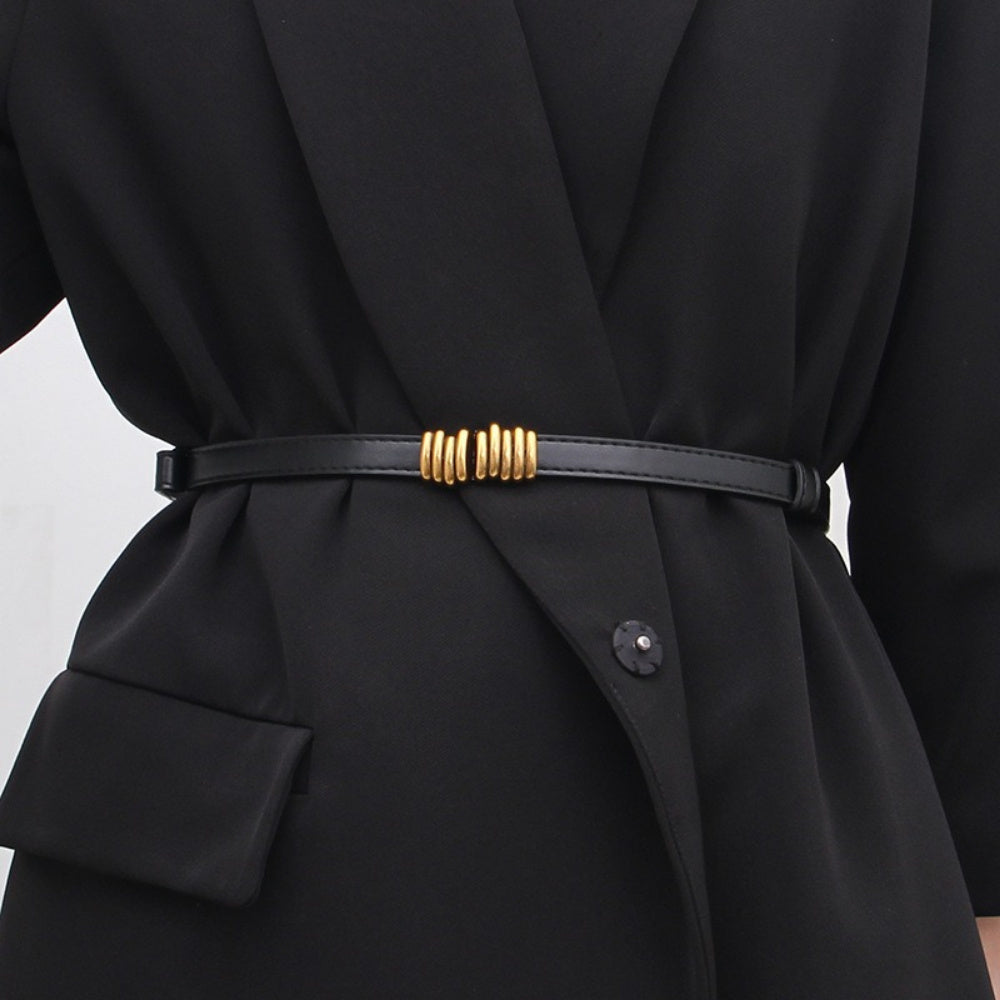 Ceinture à Boucle Classique en Simili Cuir pour Femme Raphaelle — visuel 8