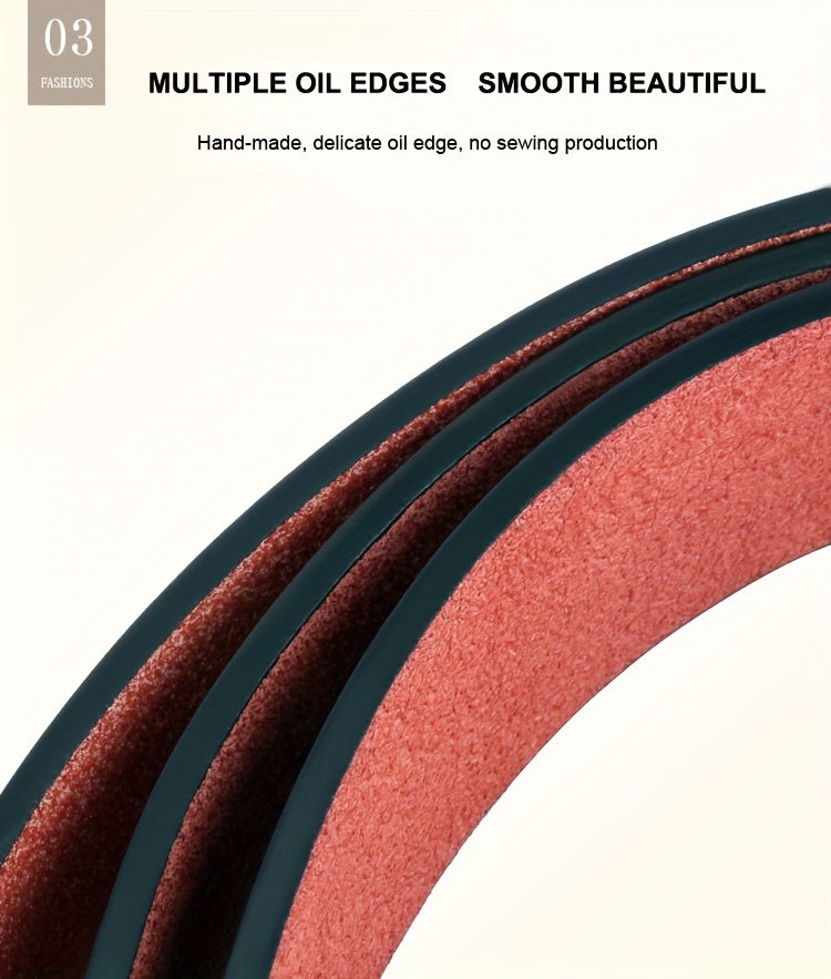 Ceinture à Boucle Classique en Simili Cuir pour Homme Augustin — visuel 7