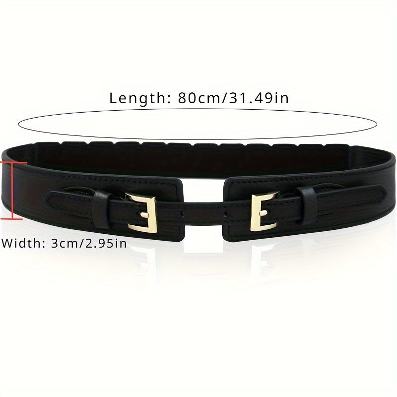 Ceinture à Boucle Classique en Simili Cuir pour Homme Aurora — visuel 9