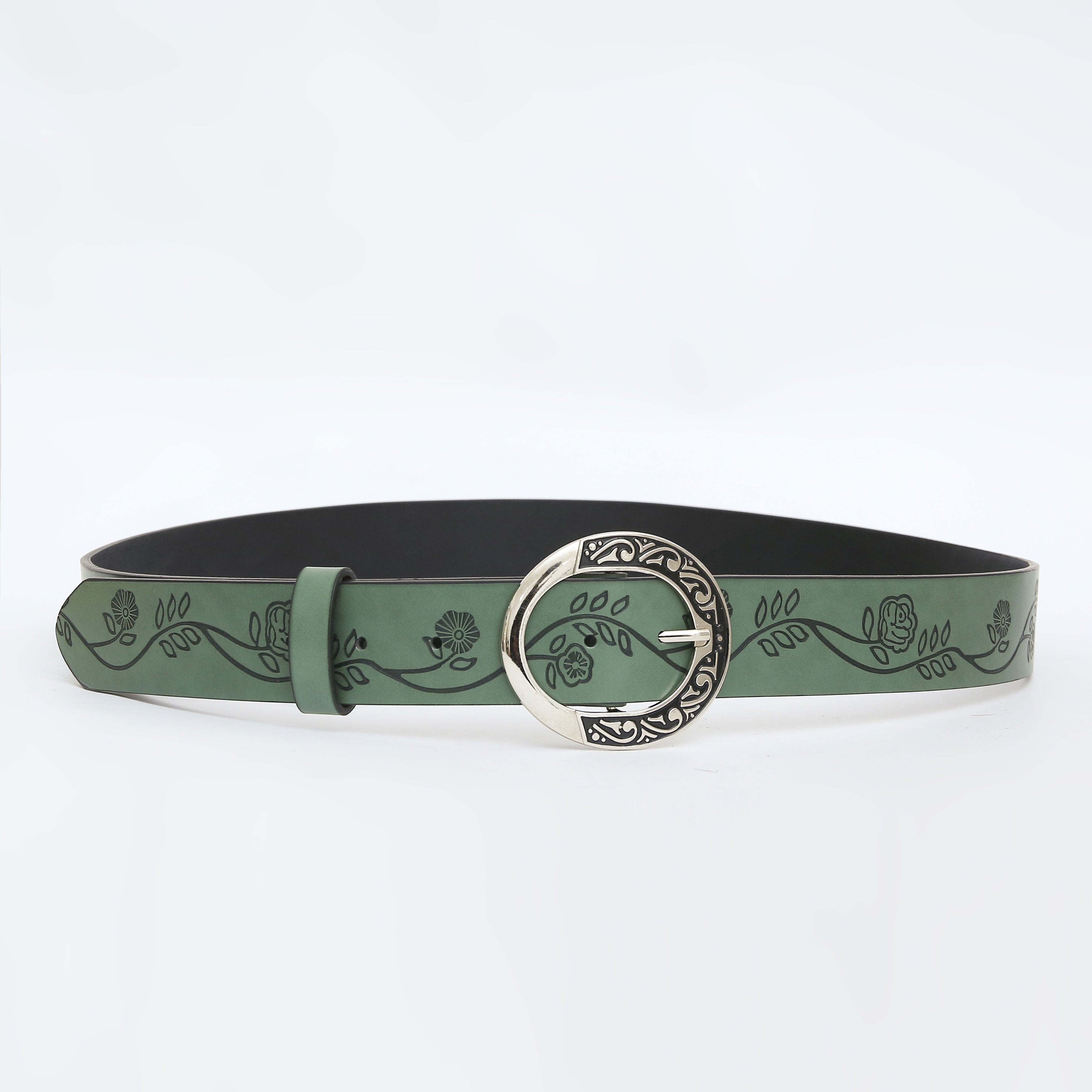 Ceinture à Boucle Classique en Simili Cuir pour Homme Bangor — visuel 4