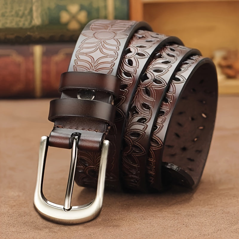 Ceinture à Boucle Classique en Simili Cuir pour Homme Béziers — visuel 2
