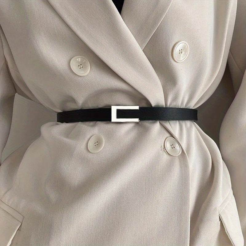 Ceinture à Boucle Classique en Simili Cuir pour Homme Boise — visuel 1