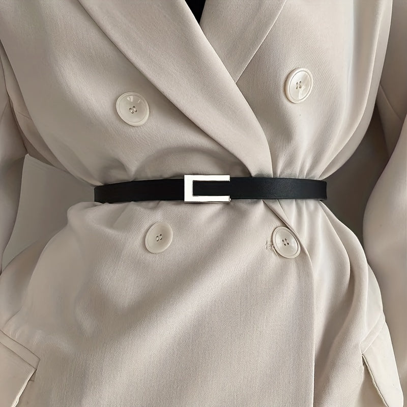 Ceinture à Boucle Classique en Simili Cuir pour Homme Boise — visuel 11