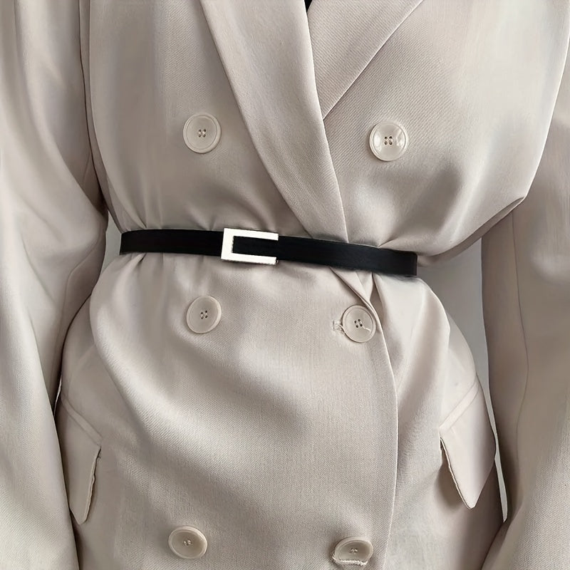 Ceinture à Boucle Classique en Simili Cuir pour Homme Boise — visuel 12