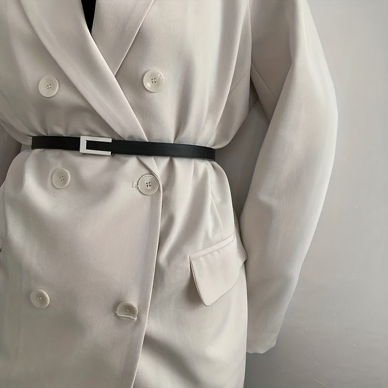 Ceinture à Boucle Classique en Simili Cuir pour Homme Boise — visuel 13