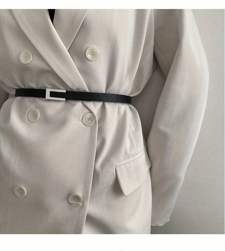 Ceinture à Boucle Classique en Simili Cuir pour Homme Boise — visuel 4