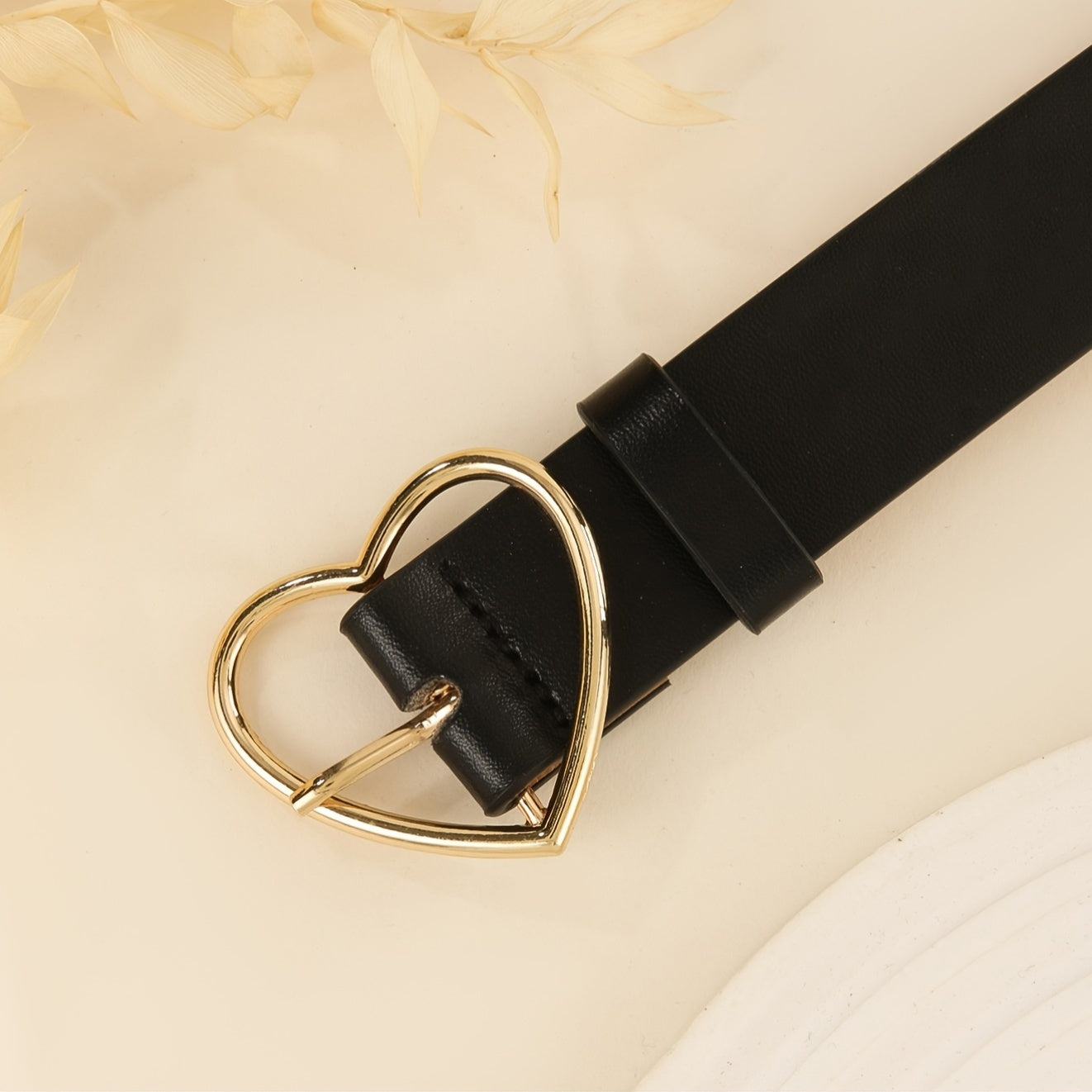 Ceinture à Boucle Classique en Simili Cuir pour Homme Brest — visuel 9