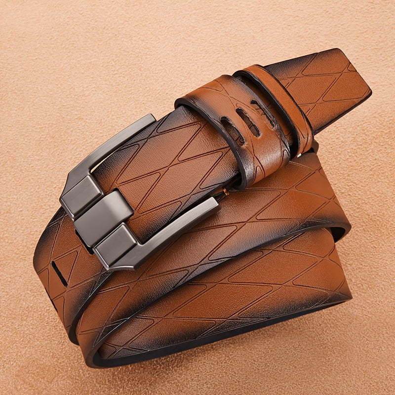 Ceinture à Boucle Classique en Simili Cuir pour Homme Brieuc — visuel 5