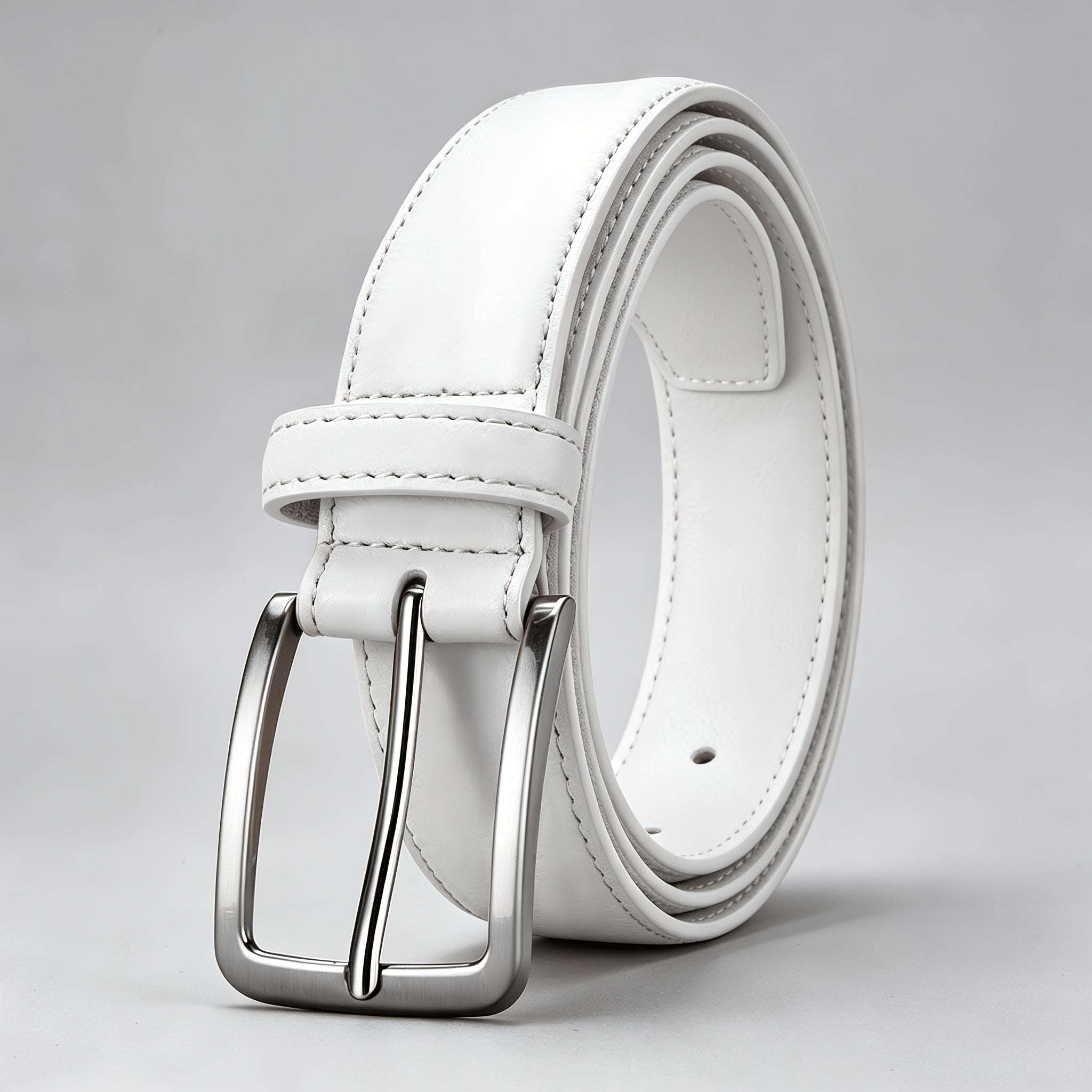 Ceinture à Boucle Classique en Simili Cuir pour Homme Etienne — visuel 5