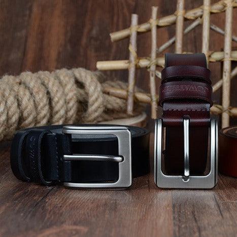 Ceinture à Boucle Classique en Simili Cuir pour Homme Fabien — visuel 3