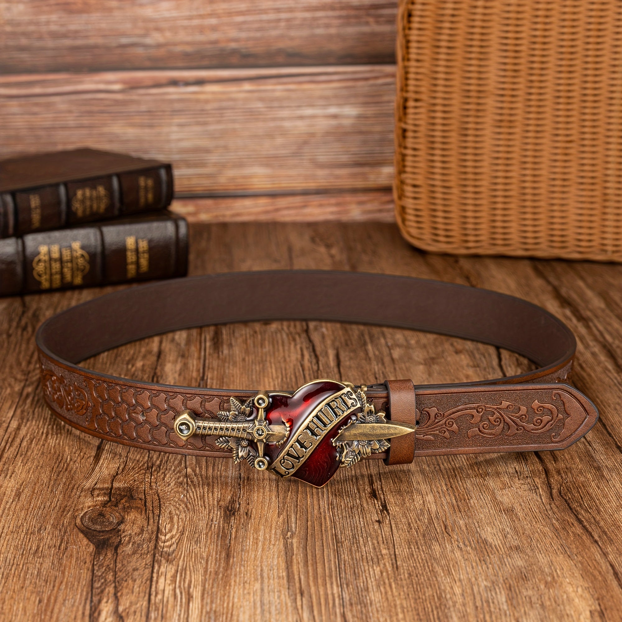 Ceinture à Boucle Classique en Simili Cuir pour Homme Gloucester — visuel 2