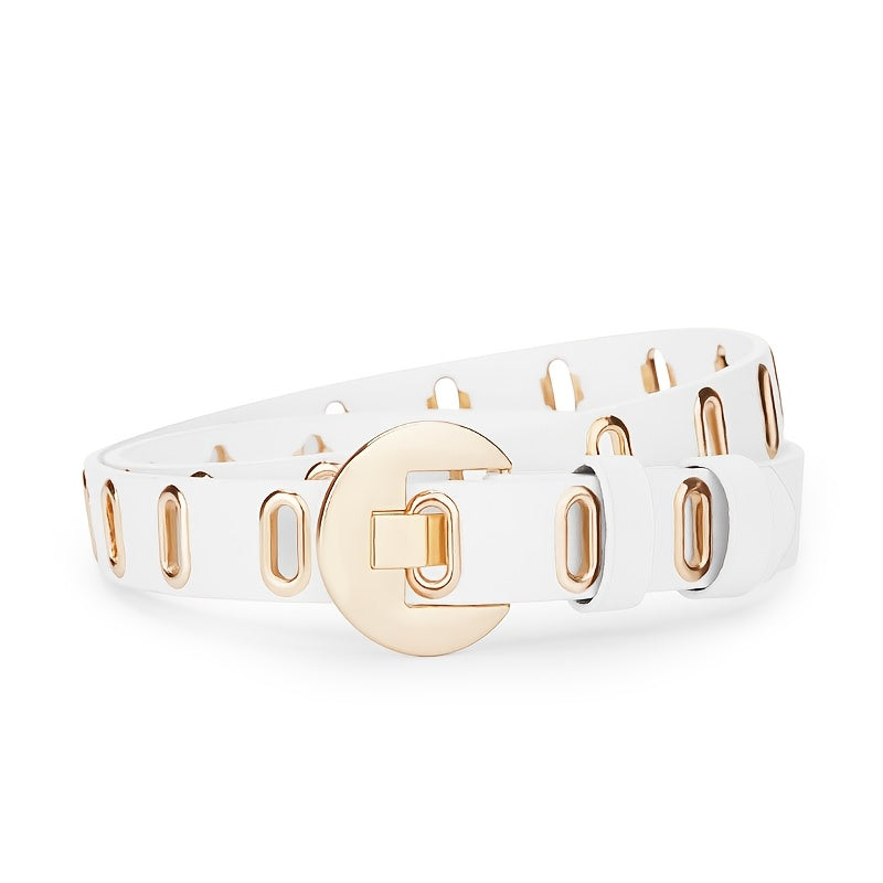 Ceinture à Boucle Classique en Simili Cuir pour Homme Hanovre — visuel 7