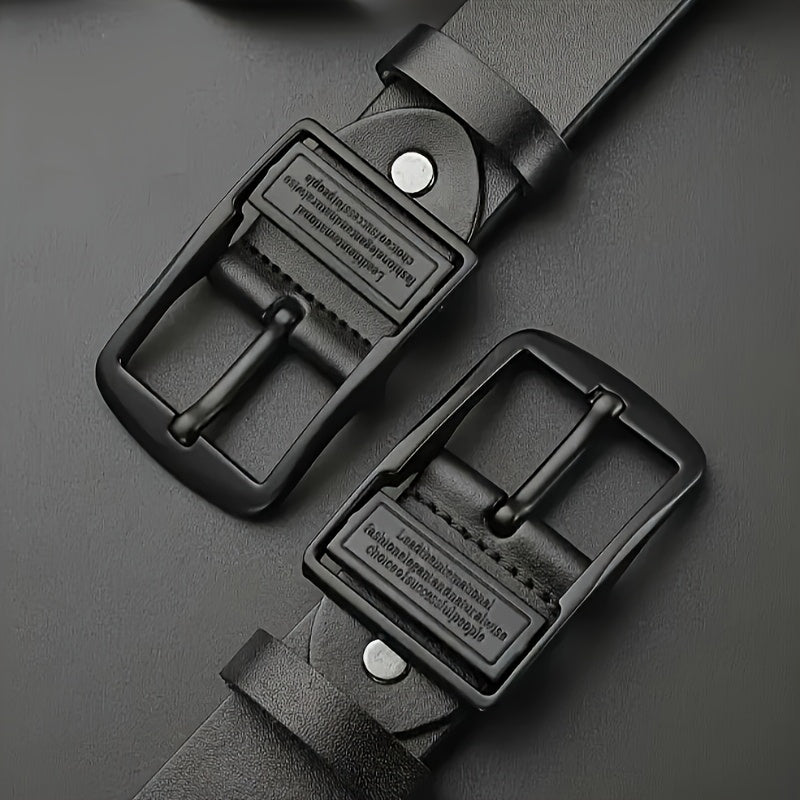 Ceinture à Boucle Classique en Simili Cuir pour Homme Pierre — visuel 6